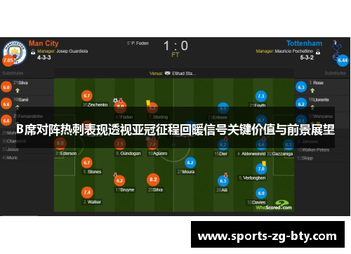 B席对阵热刺表现透视亚冠征程回暖信号关键价值与前景展望